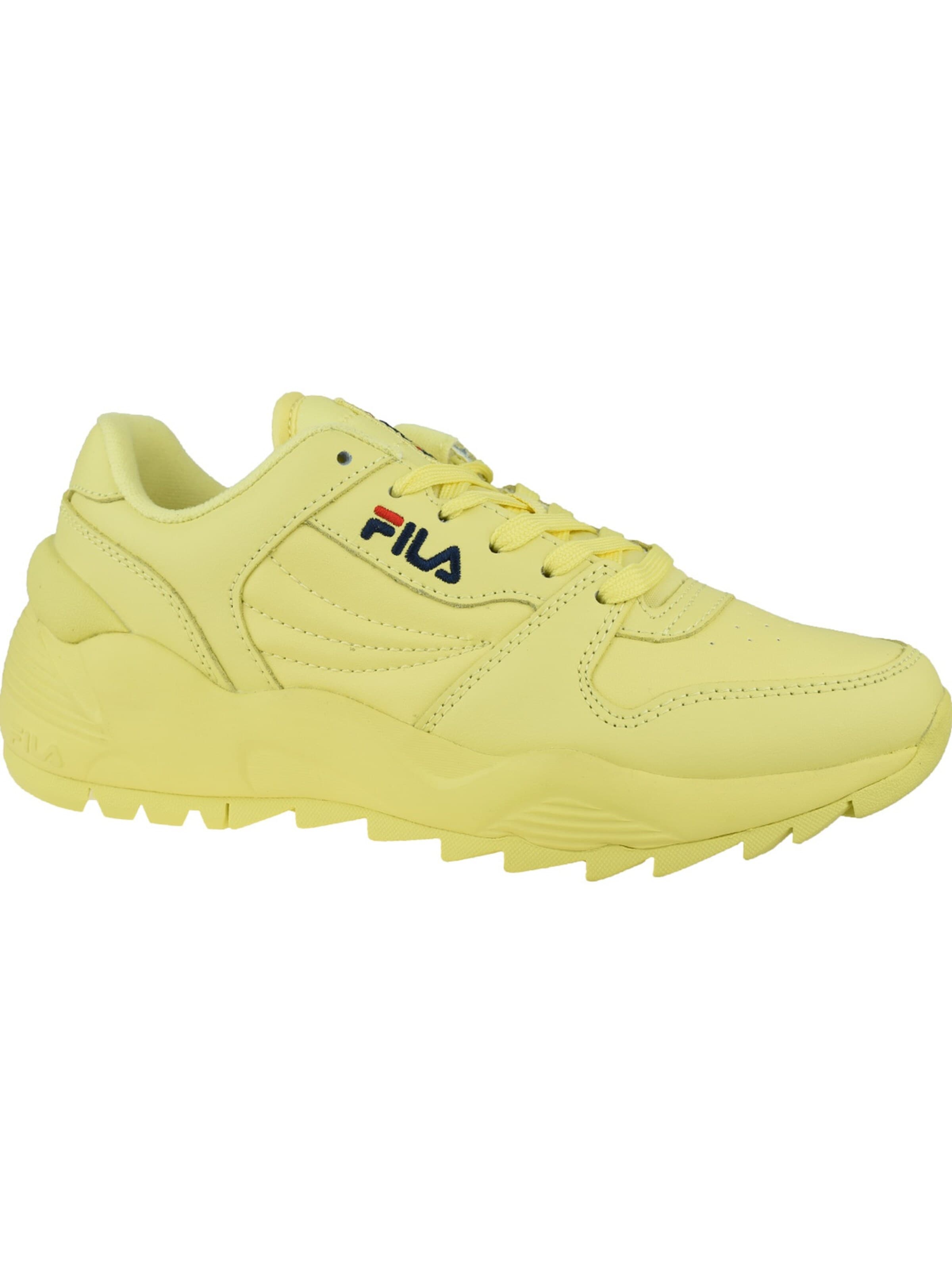 FILA Platform trainers 'Fila Orbit CMR Jogger L Low Wmn' in Yellow: front