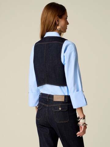 Gilet da completo di oltre in blu