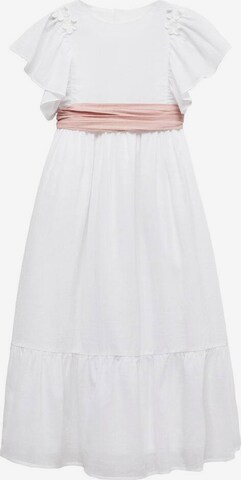 MANGO KIDS Kleid 'Emma' in Weiß: predná strana