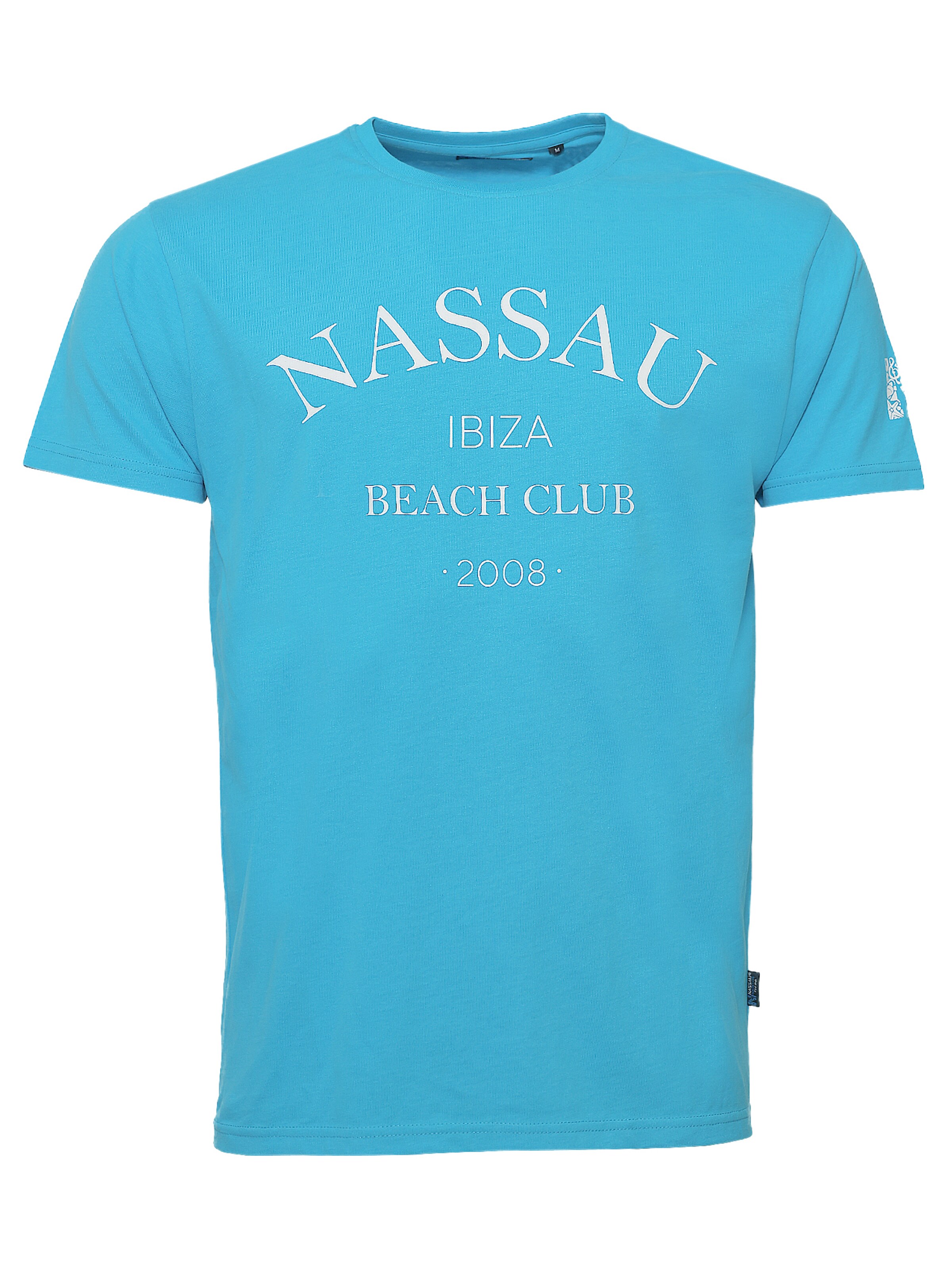 NASSAU Beach Club Shirt ' NB231044 ' in Blau: Vorderseite