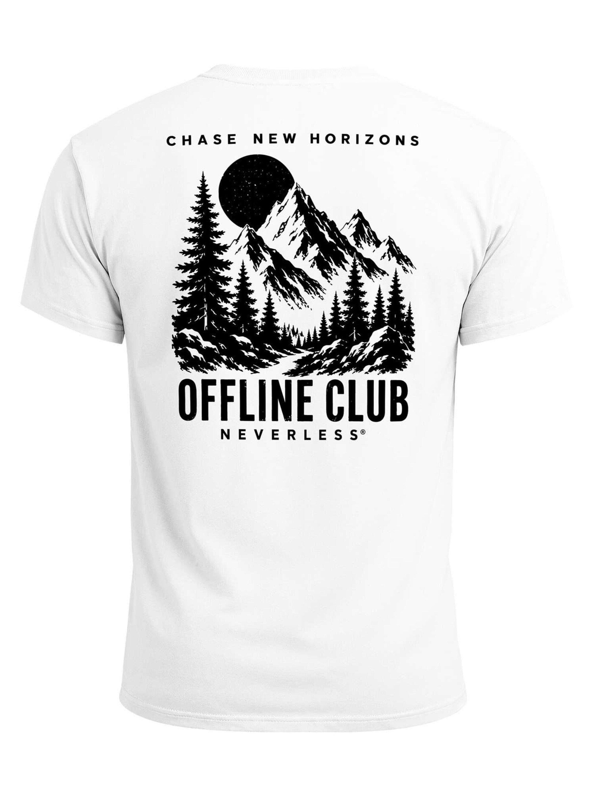Neverless Shirt 'Offline Club' in White