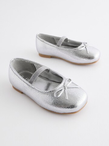 Next Ballet Flats in Silver