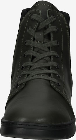 Softinos Lace-Up Ankle Boots in Green