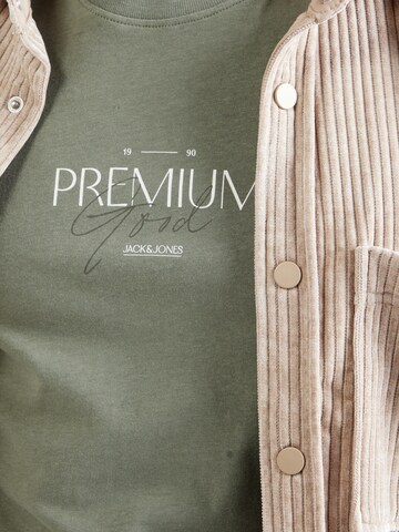Jack & Jones Premium Футболка 'JPRBLAHAROLD' в Зеленый