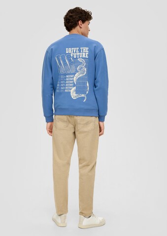 QS Sweatshirt in Blau