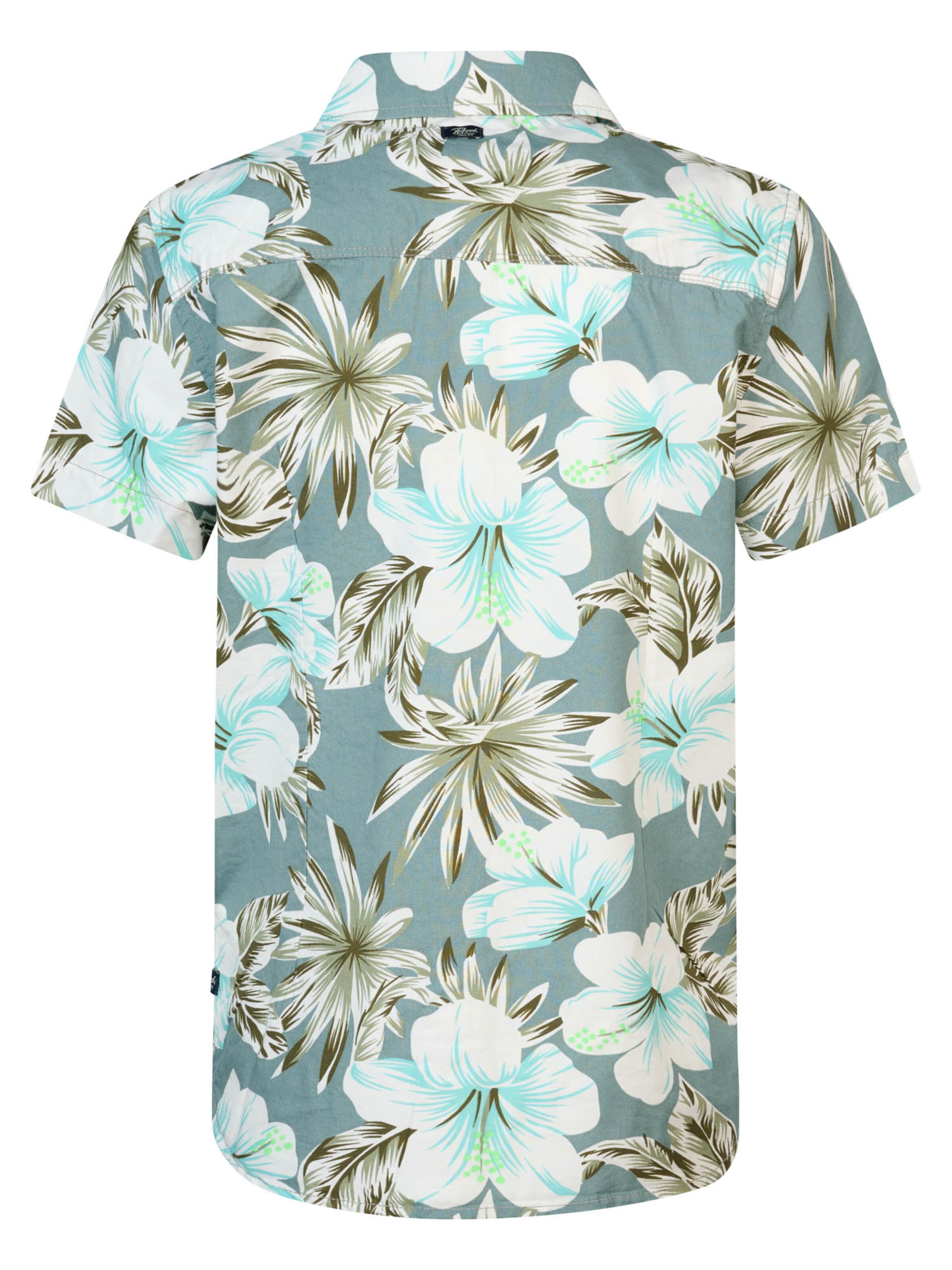 Petrol Industries Regular Fit Hemd 'Old Orchard' in Blau