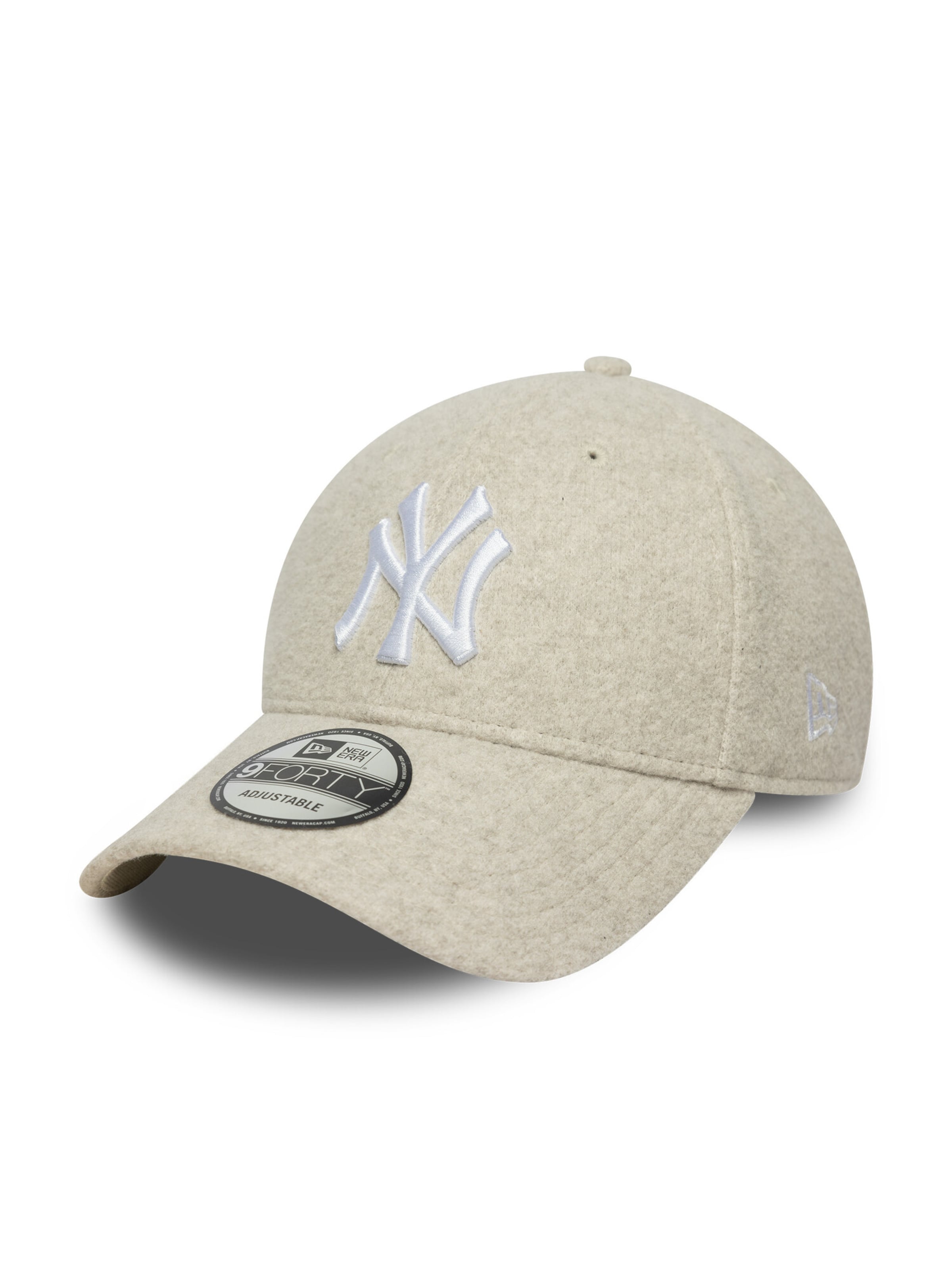 NEW ERA Sportpet '9FORTY New York Yankees MLB Melton' in de kleur Beige, Productweergave