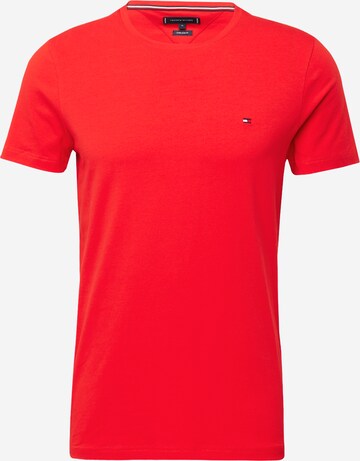 T-Shirt TOMMY HILFIGER en rouge : devant