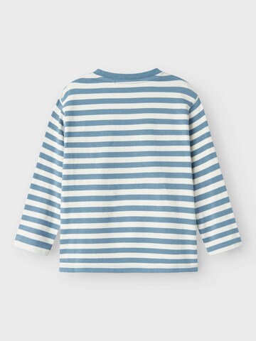NAME IT Shirt 'NMMFABRON STITCH' in Blauw