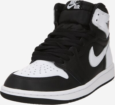 Jordan Sapatilhas altas 'Air 1 Retro' em preto / branco, Vista do produto