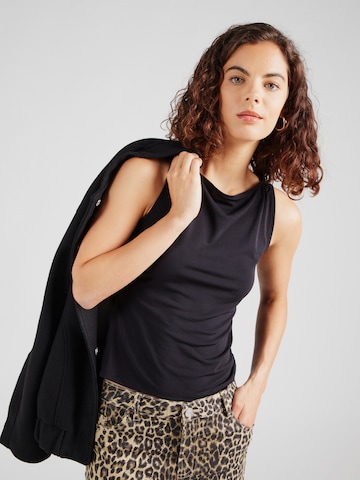 Top 'Rylie' de la WEEKDAY pe negru: față