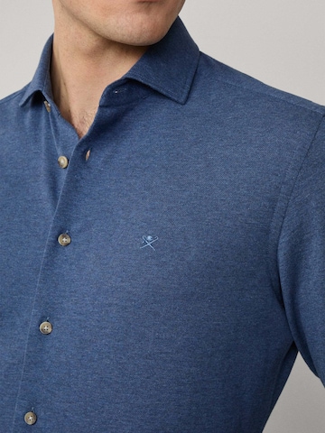 Hackett London Slim Fit Hemd in Blau