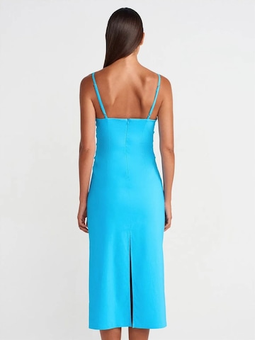 Dilvin Midi Kleid in Blau