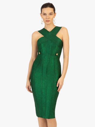 Robe de soirée Kraimod en vert : devant