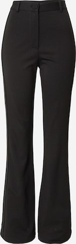 IMPERIAL Flared Pants in Black: front