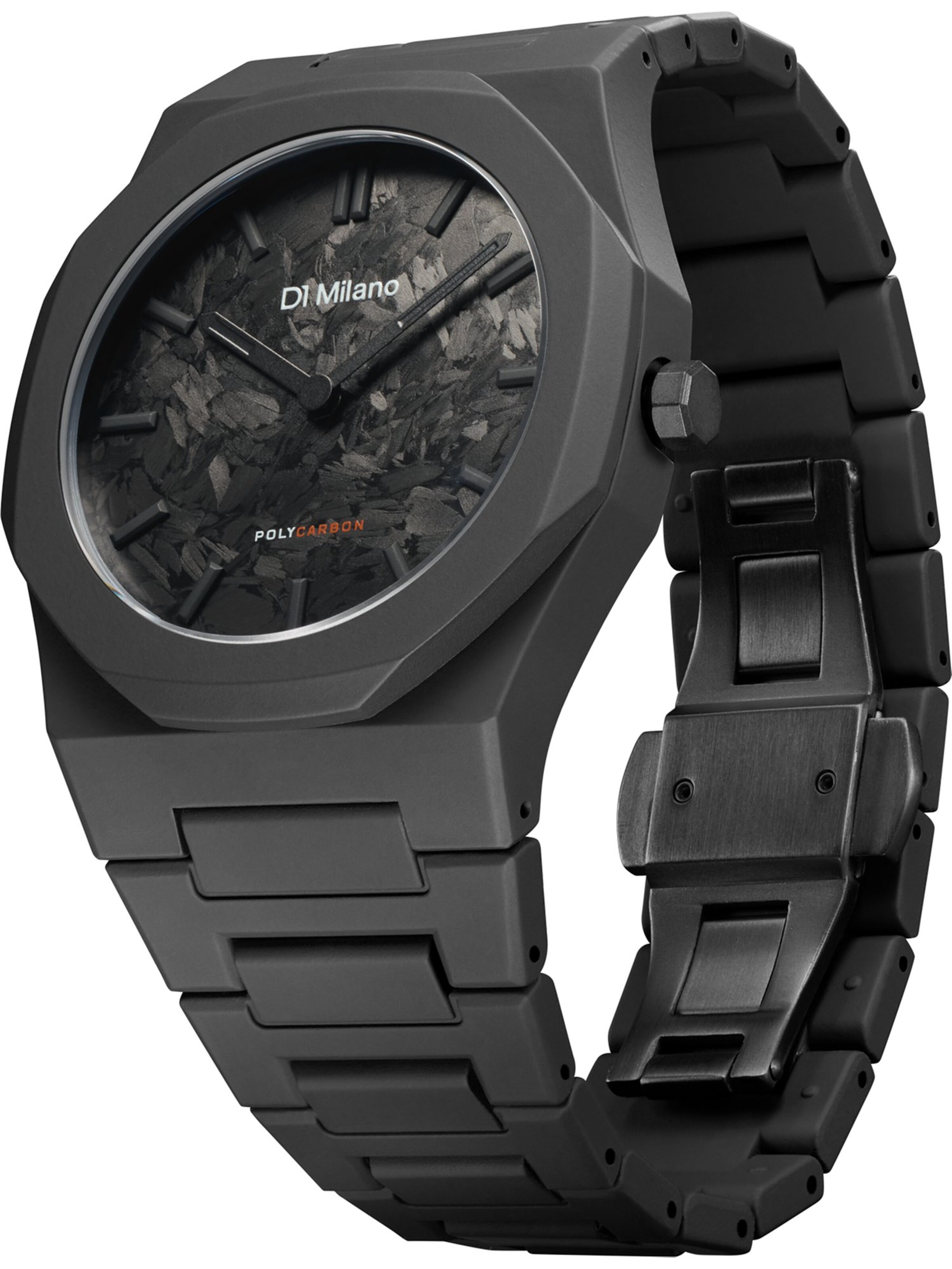 D1 Milano Analog Watch 'PCBJ39' in Black