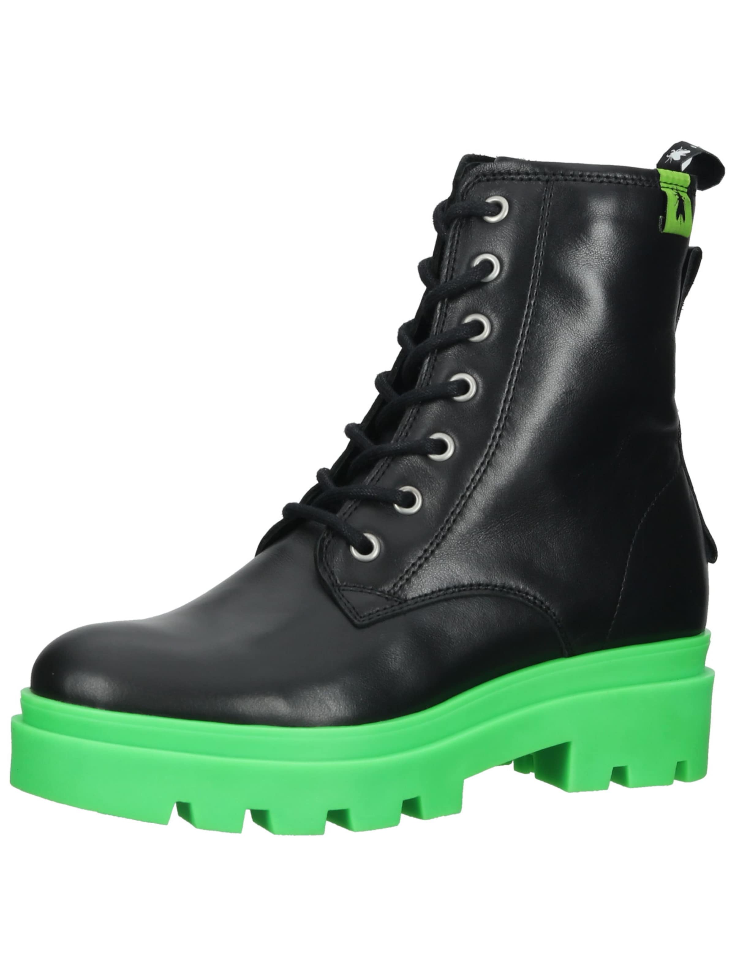 FLY LONDON Stiefelette in Schwarz: Vorderseite