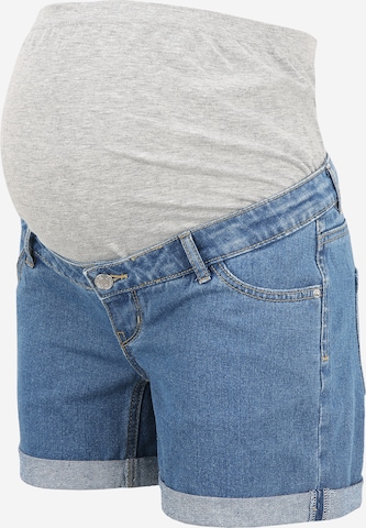 Only Maternity Jeans 'Vega' in Blauw: voorkant