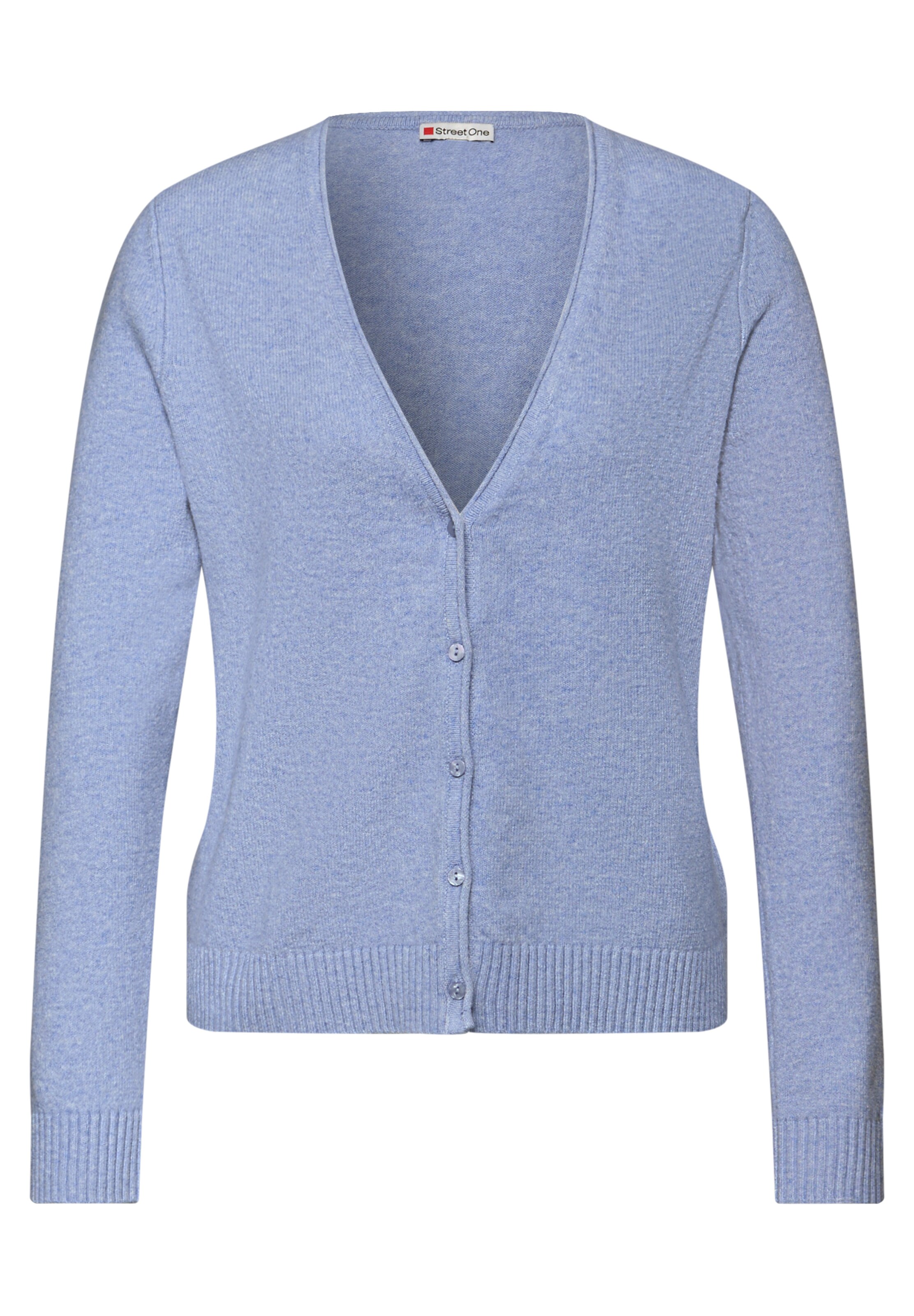 STREET ONE Strickjacke in Blau: Vorderseite