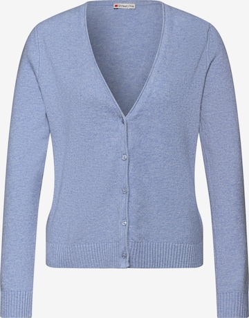 STREET ONE Strickjacke in Blau: Vorderseite