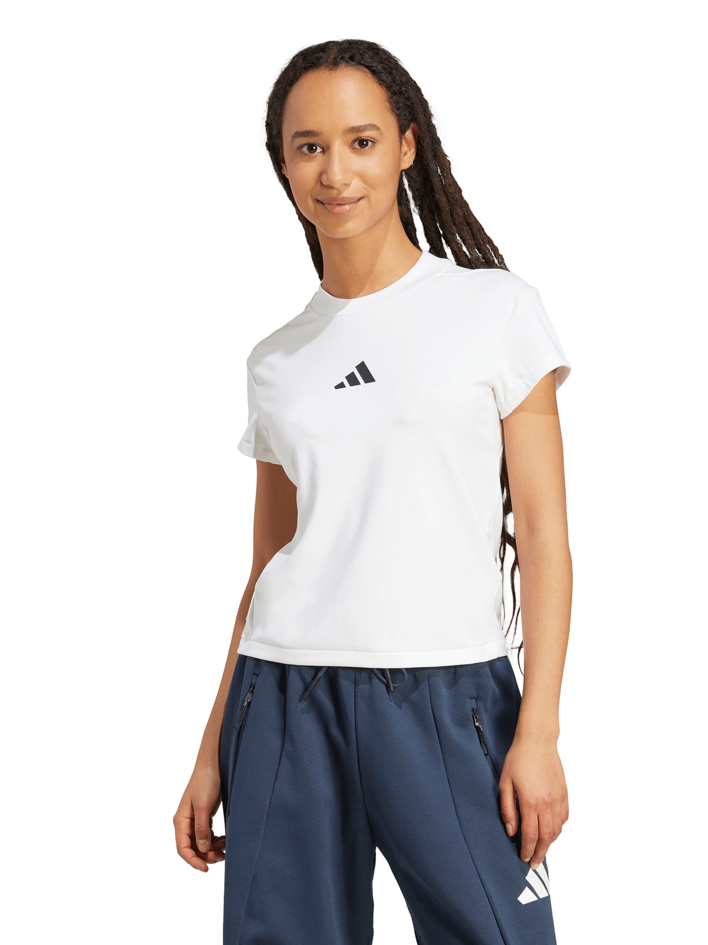 Maglia funzionale 'Z.N.E.' di ADIDAS SPORTSWEAR in bianco: frontale