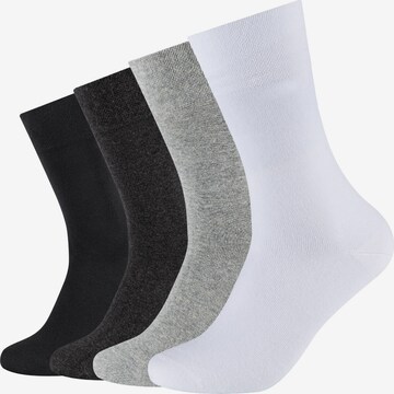 camano Socks in Grey: front