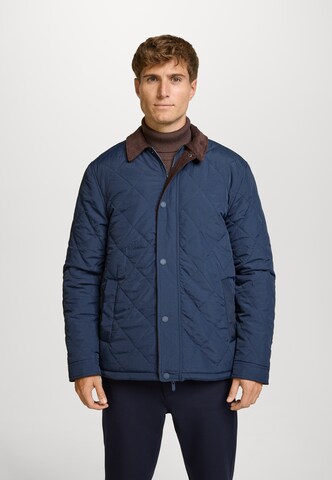 Kronstadt Tussenjas 'Dyott' in Blauw: voorkant