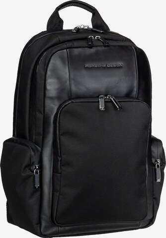 Porsche Design Rucksack 'Roadster' in Schwarz: predná strana