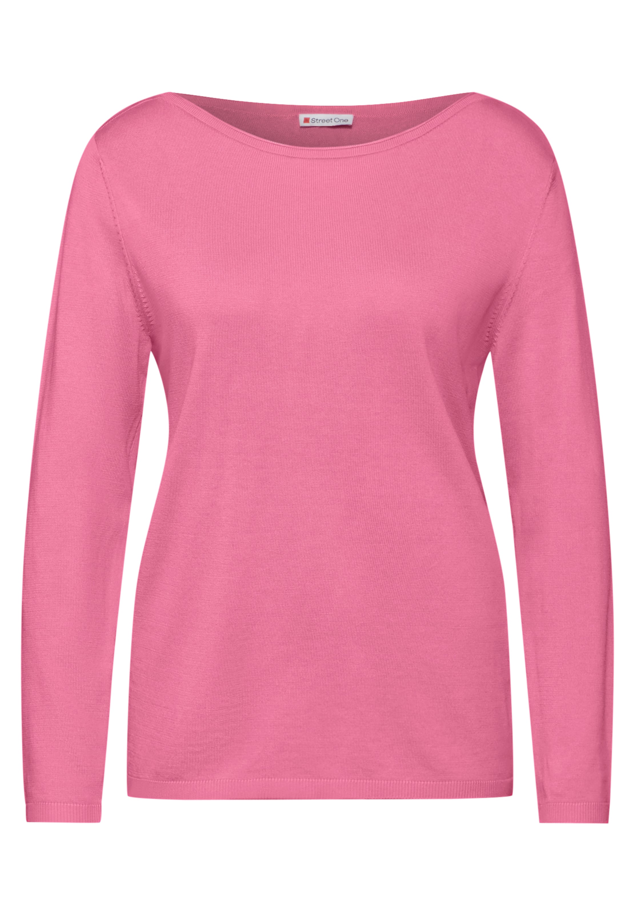 STREET ONE Strickpullover in Pink: Vorderseite