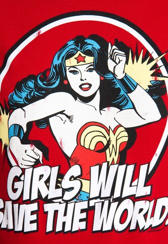 LOGOSHIRT T-Shirt 'Wonder Woman - DC Comics' in Mischfarben