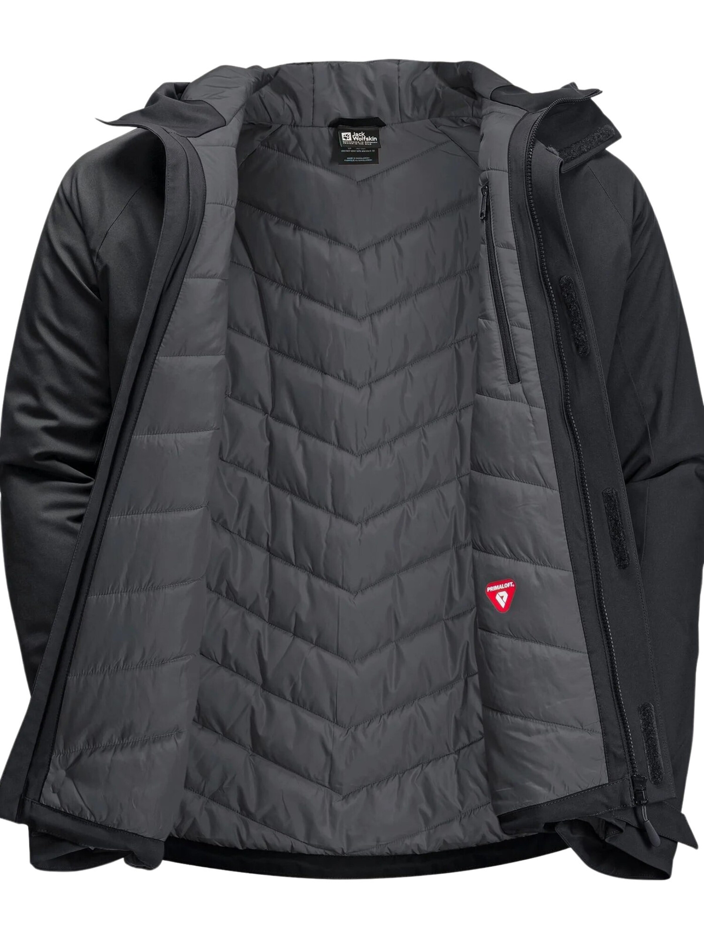 JACK WOLFSKIN Outdoorjacke 'Troposphere' in Schwarz