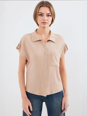 Bigdart Bluse in Braun: Vorderseite