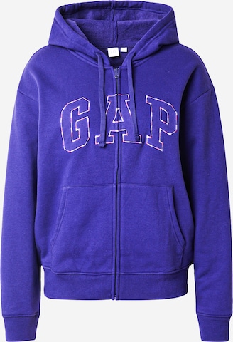 GAP Mikina 'HERITAGE' – fialová: přední strana