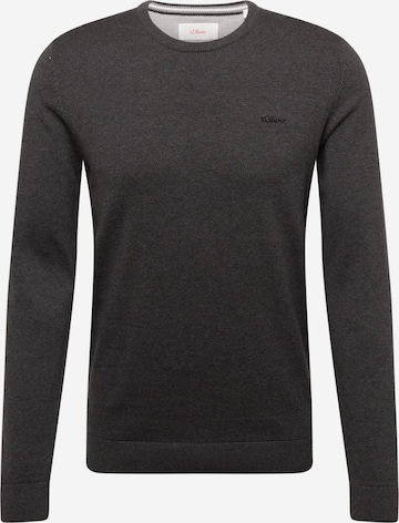 s.Oliver Pullover in Grau: Vorderseite