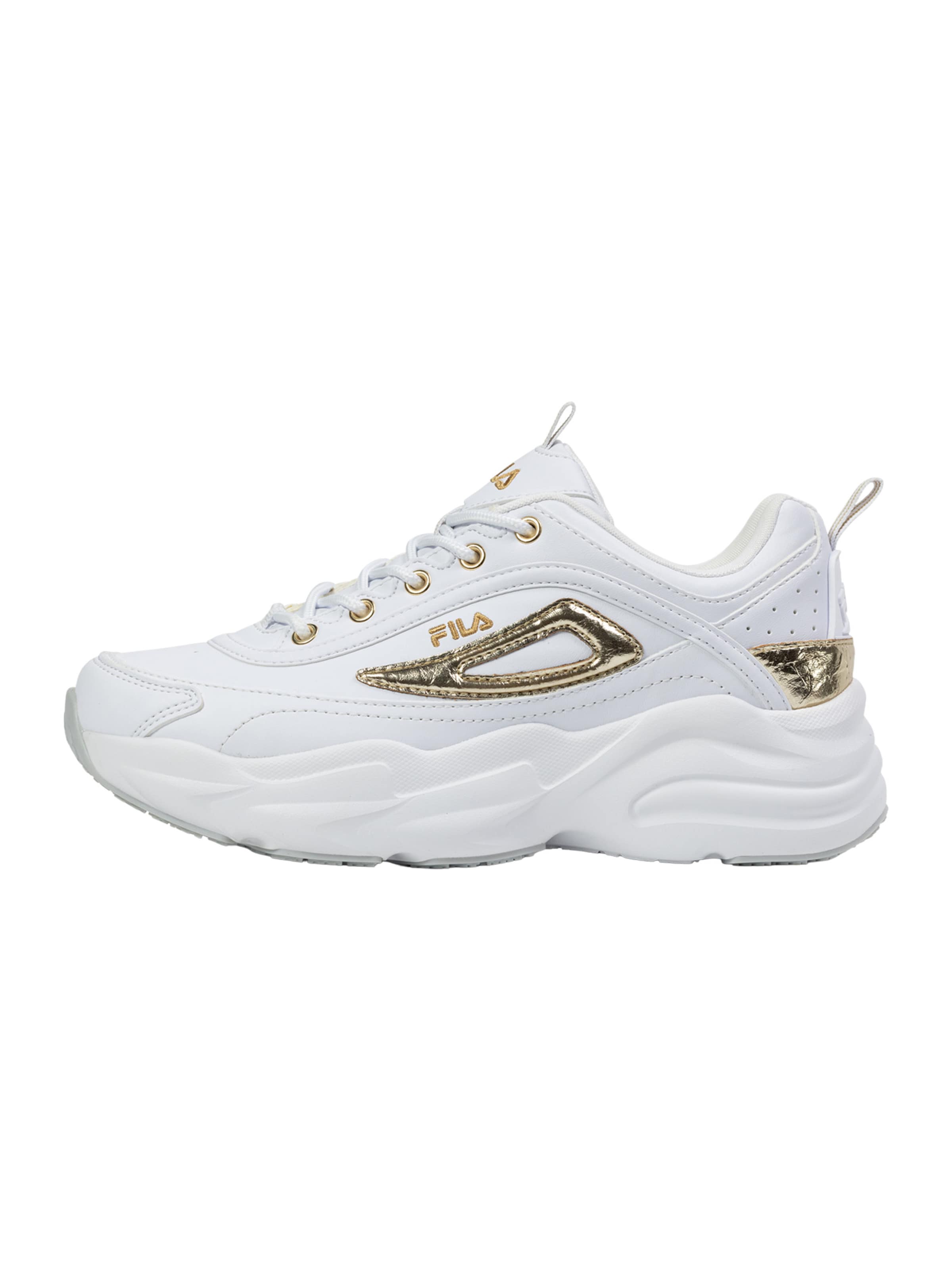 FILA Baskets basses 'Skye' en or / blanc, Vue avec produit