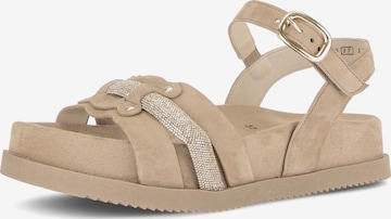 GABOR Sandale in Beige: Vorderseite