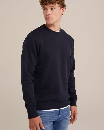 WE Fashion Sweatshirt in Blue: front