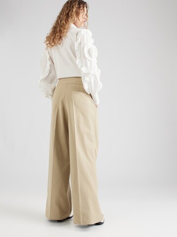 2NDDAY Wide leg Bandplooibroek 'Maverick' in Beige