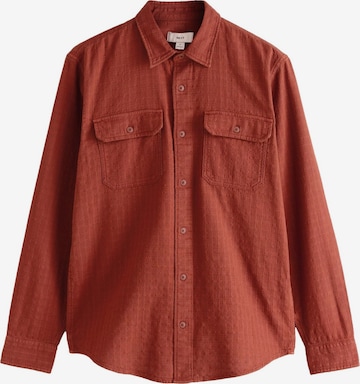 Next Regular Fit Paita värissä ruskea: etupuoli