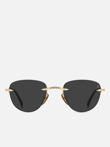 David Beckham Sunglasses in Gold: front
