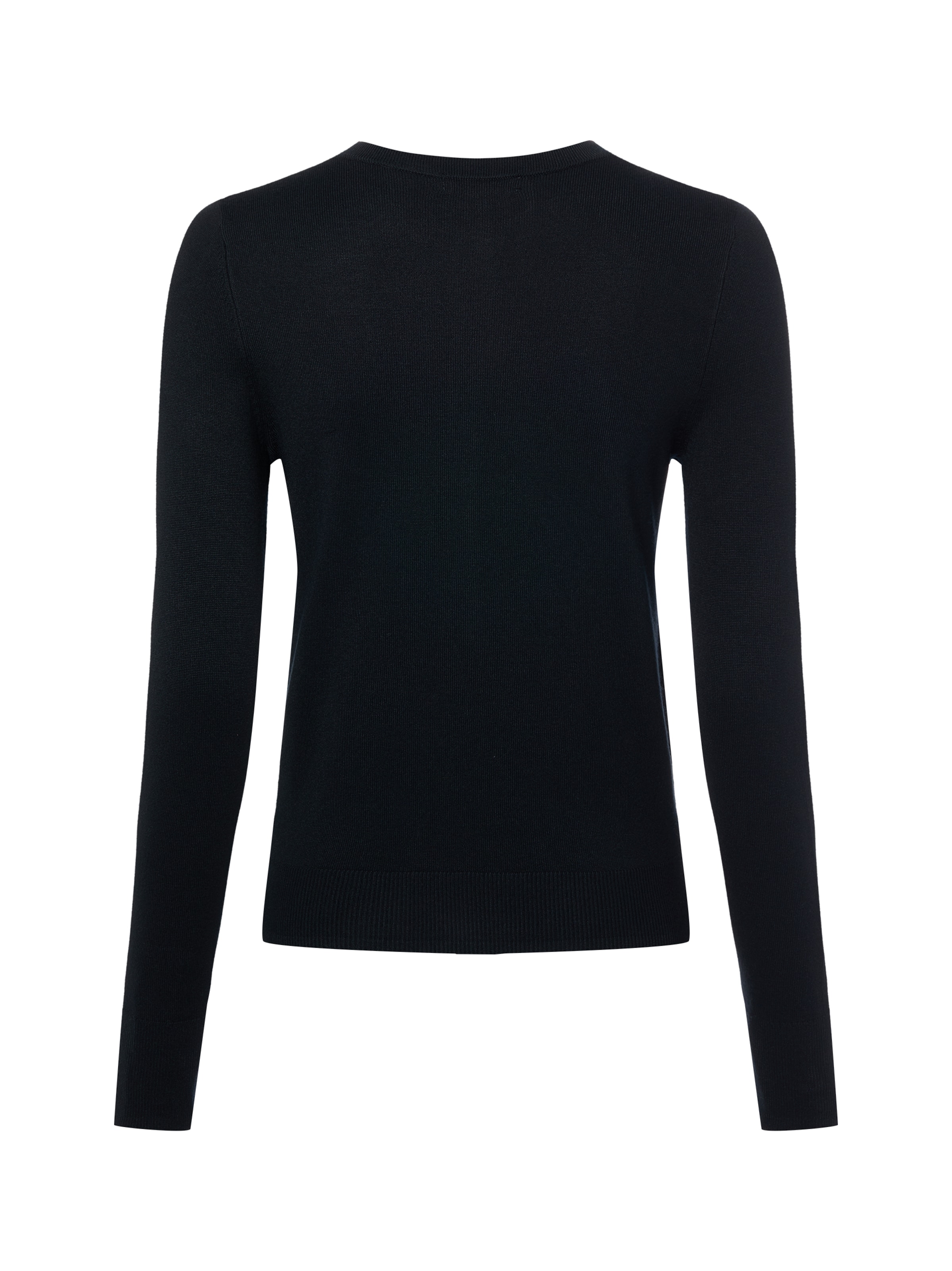 Marie Lund Gebreid vest in Zwart