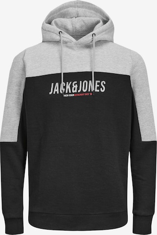 JACK & JONES Mikina 'Dan' – černá: přední strana