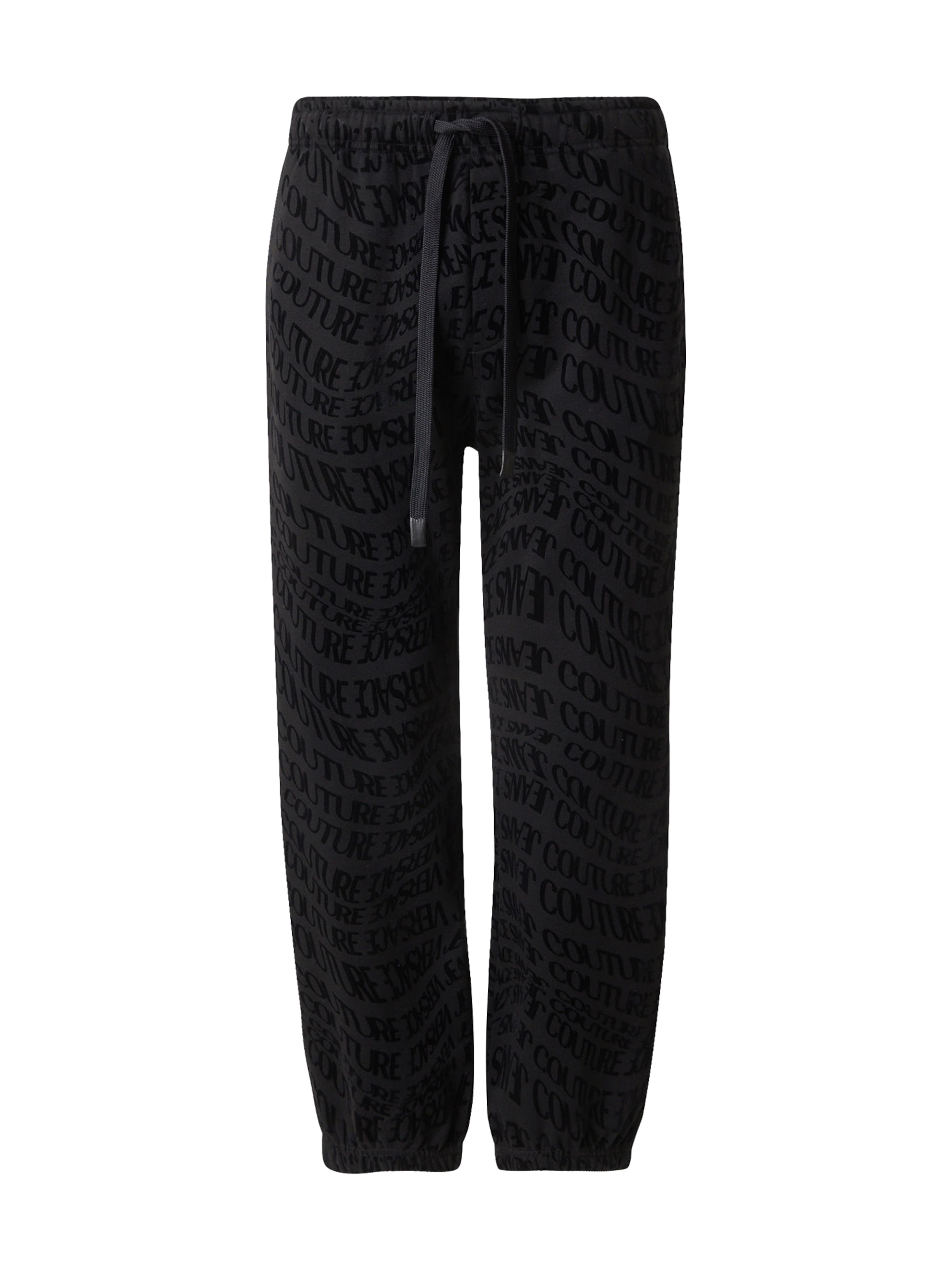 Versace Jeans Couture Tapered Housut värissä musta: etupuoli