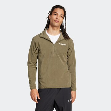 ADIDAS TERREX Спортивная кофта 'Ess' в Зеленый