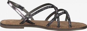 s.Oliver Strap Sandals in Grey