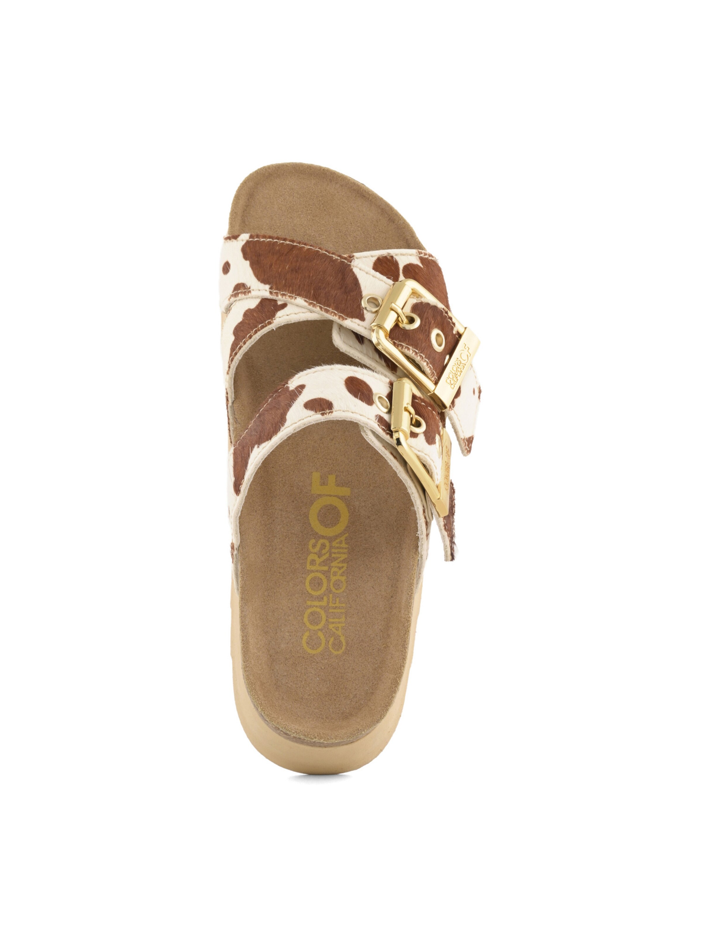 Zoccoletto di COLORS OF CALIFORNIA in marrone: superiore