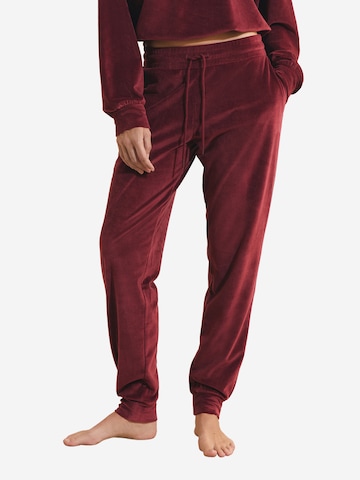 Pantaloncini da pigiama 'Bayron' di ETAM in rosso: frontale
