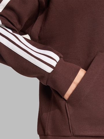 ADIDAS SPORTSWEAR Sports sweat jacket 'Essentials' in Brown