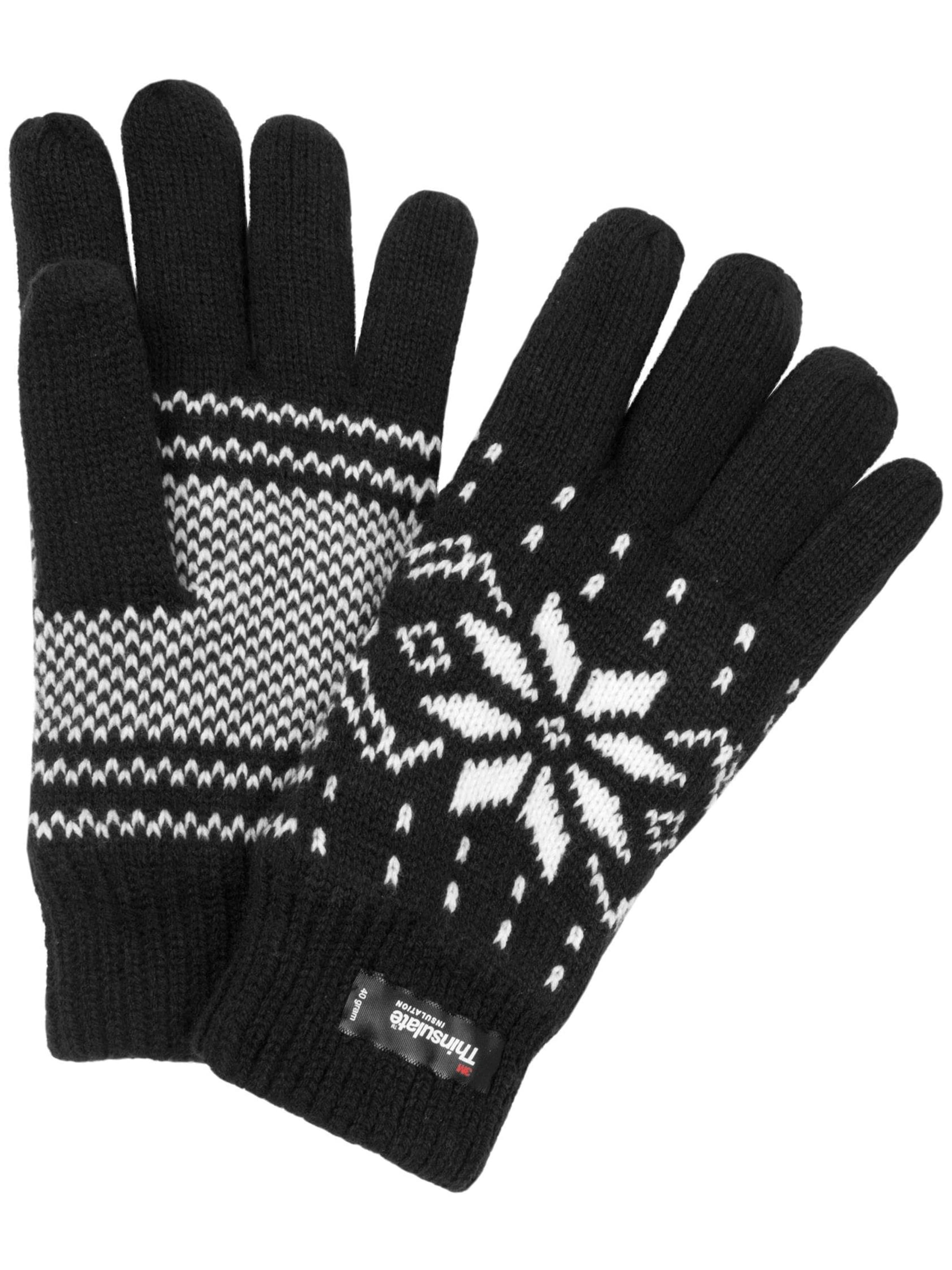 Gants normani en noir : devant