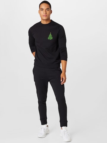 WESTMARK LONDON Sweatshirt 'Xmas Tree' in Black